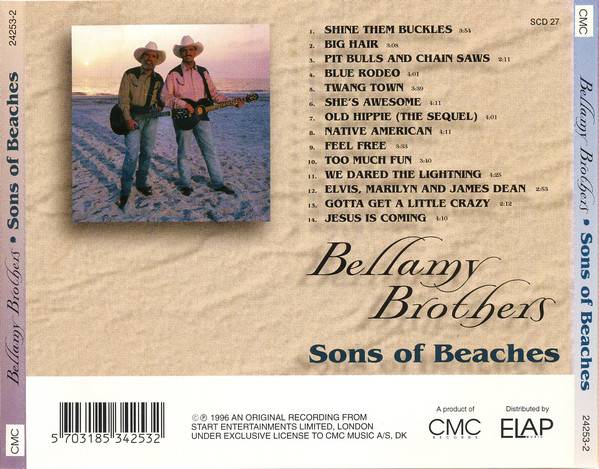 The Bellamy Brothers Sons of Beaches : Back